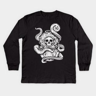 Dead Diver Kids Long Sleeve T-Shirt